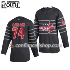 Adidas Maillot de Hockey Washington Capitals John Carlson 74 Gris 2020 NHL All-Star Authentic - Enfant